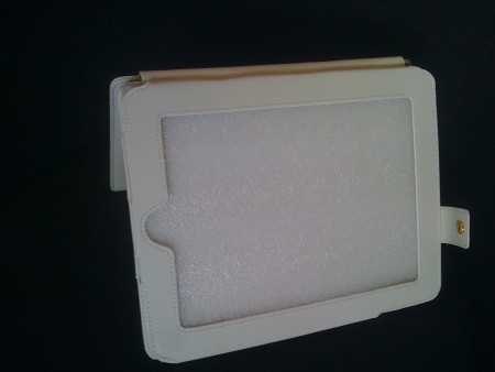 iPad case white/braun • SFr. 39.-
